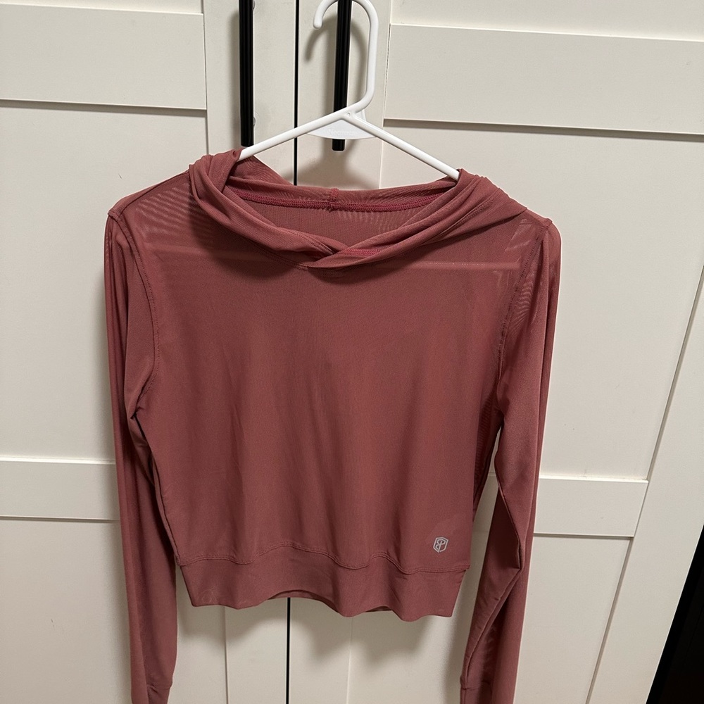 Born Primitive Women’s Mesh Hooded Crop - Size Small